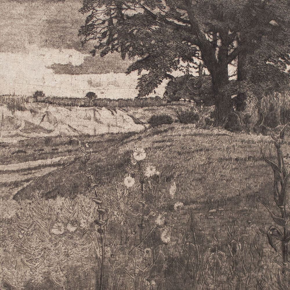 Landschaft mit Malven (Krajina se slézem)