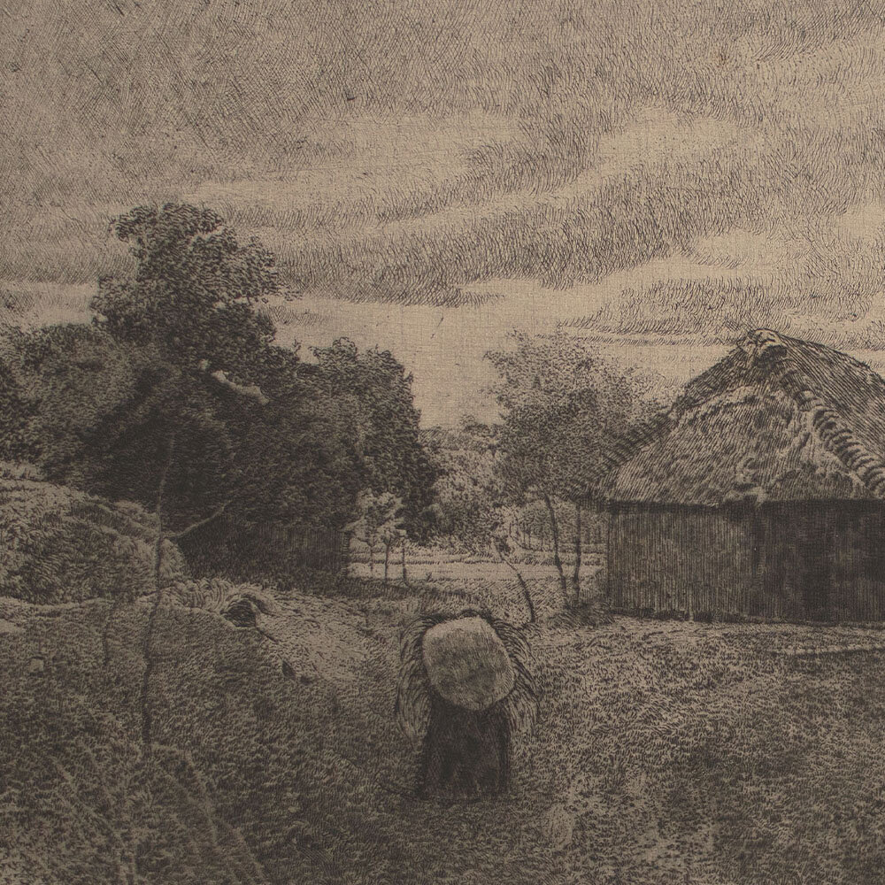 Landschaft mit Scheune (Krajina se stodolou) — 2. varianta